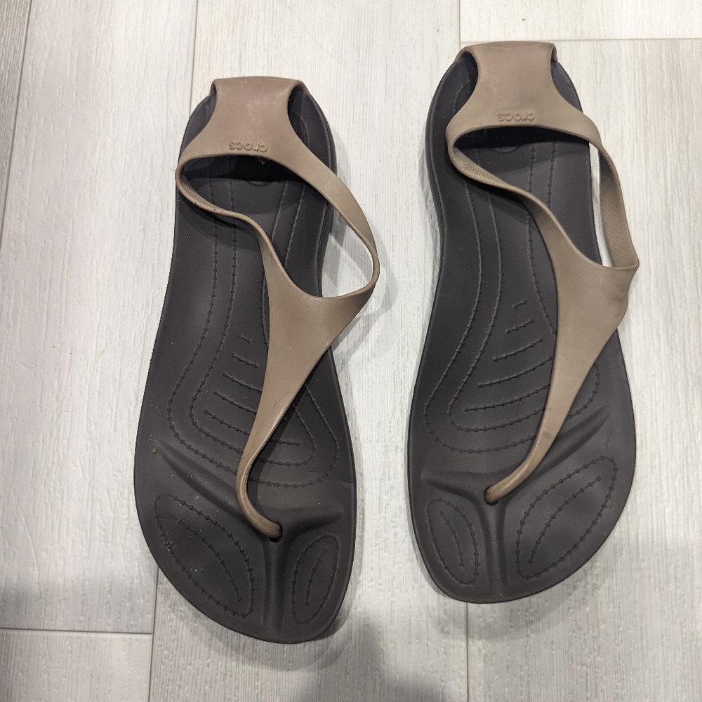 Crocs t strap sandals